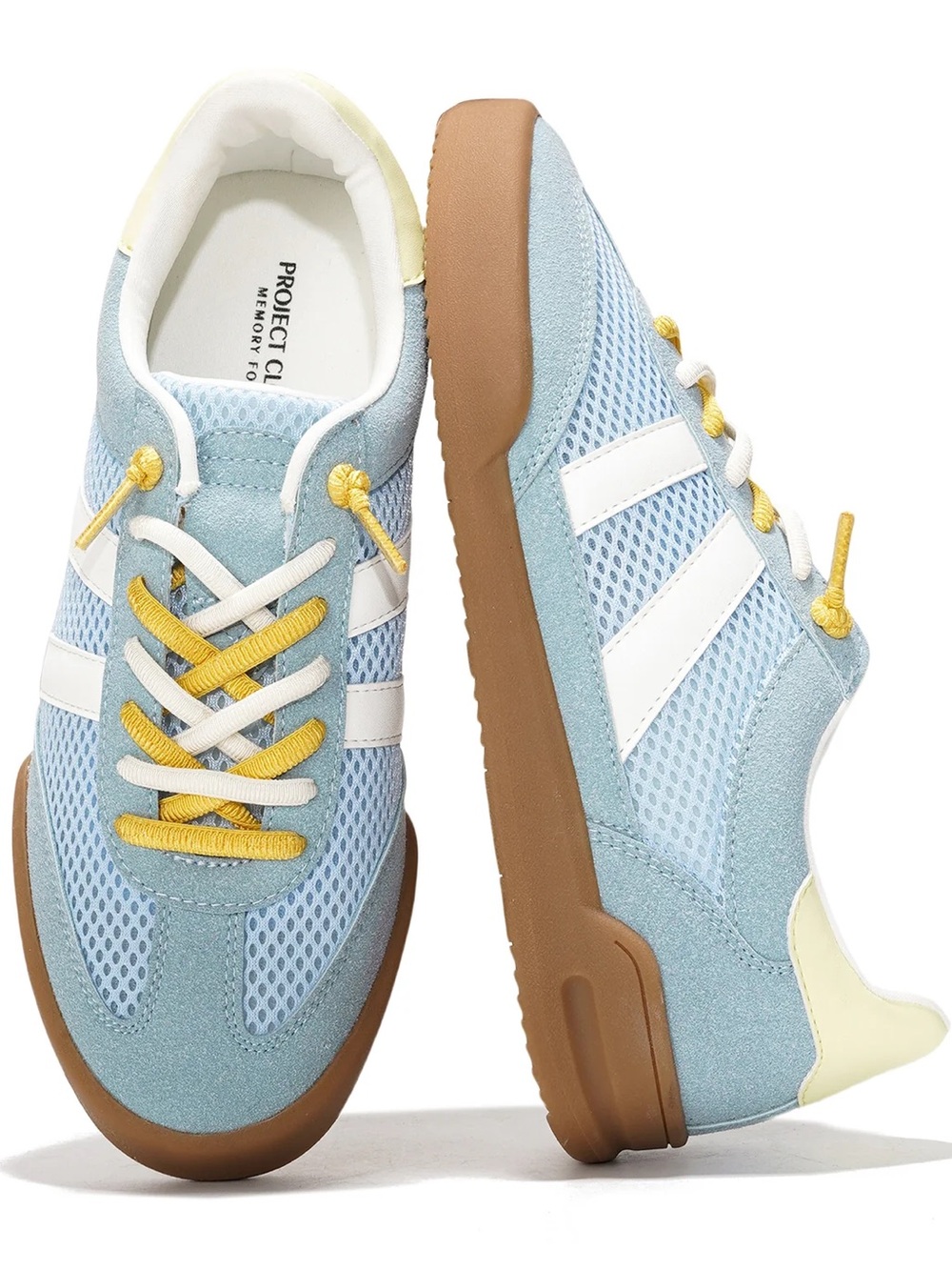 New nwt Project Cloud VERDY Casual Sneakers shoes light blue women’s 7.5 EU 38